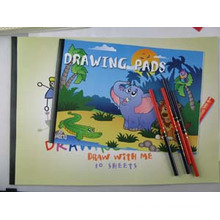 A4 Size Saddle Stitching Color Drawing Books (DR-008)